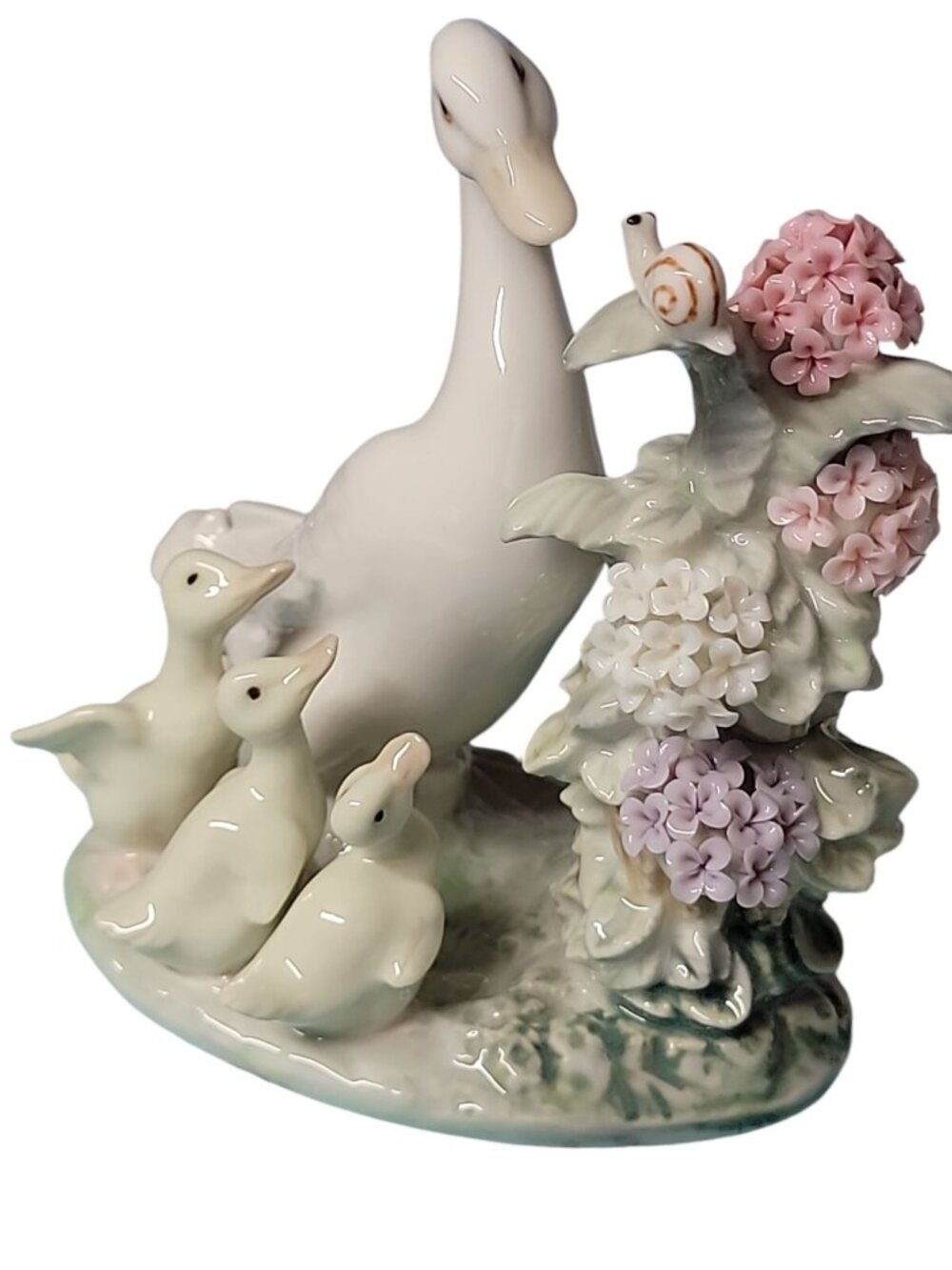 VTG Lladró How Do You Do Duck & Snail Figurine 1439 Original Box & Papers 1984
